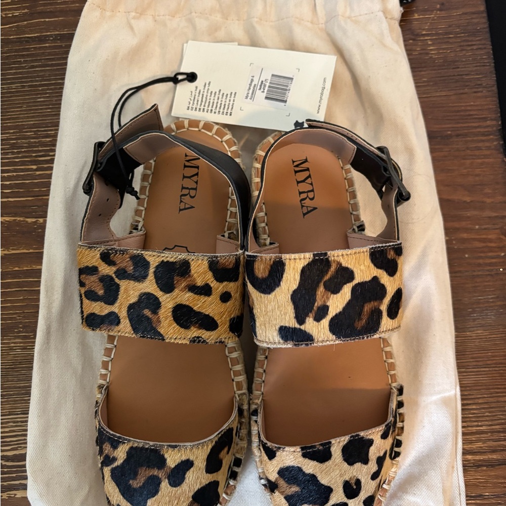 Myra Bag Leopard Print Sandals